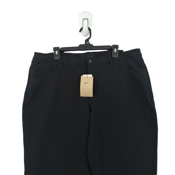 Nike Women 16 Dri Fit Pants Black Slim Fit Golf Stretch Sporty DA3154-010 NEW - Picture 3 of 9